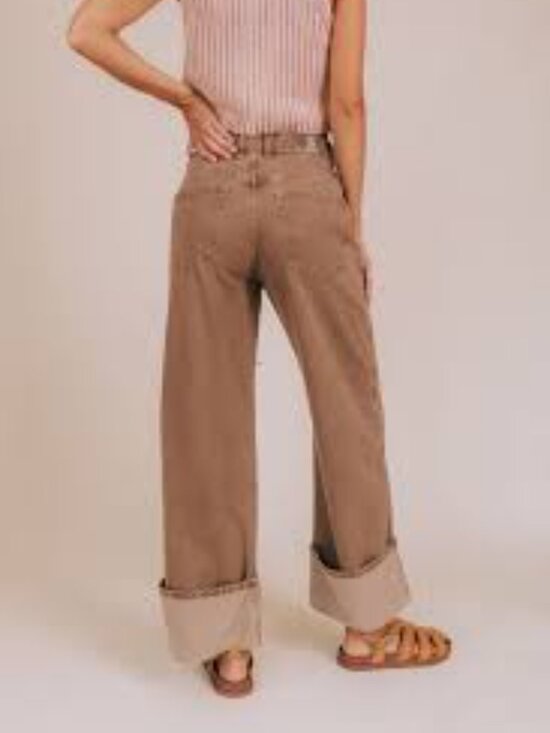 0150-NWT FREE PEOPLE-FINAL COUNTDOWN MID RISE PANTS - Picture 4 of 11
